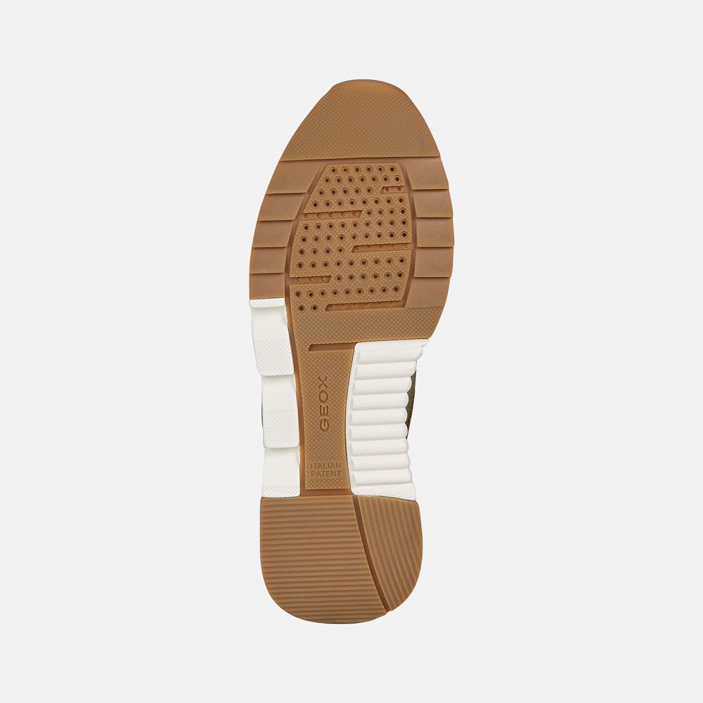 Geox Bayan Spor Ayakkabı Koyu Bej Rengi - Falena Abx - CAZ-856491